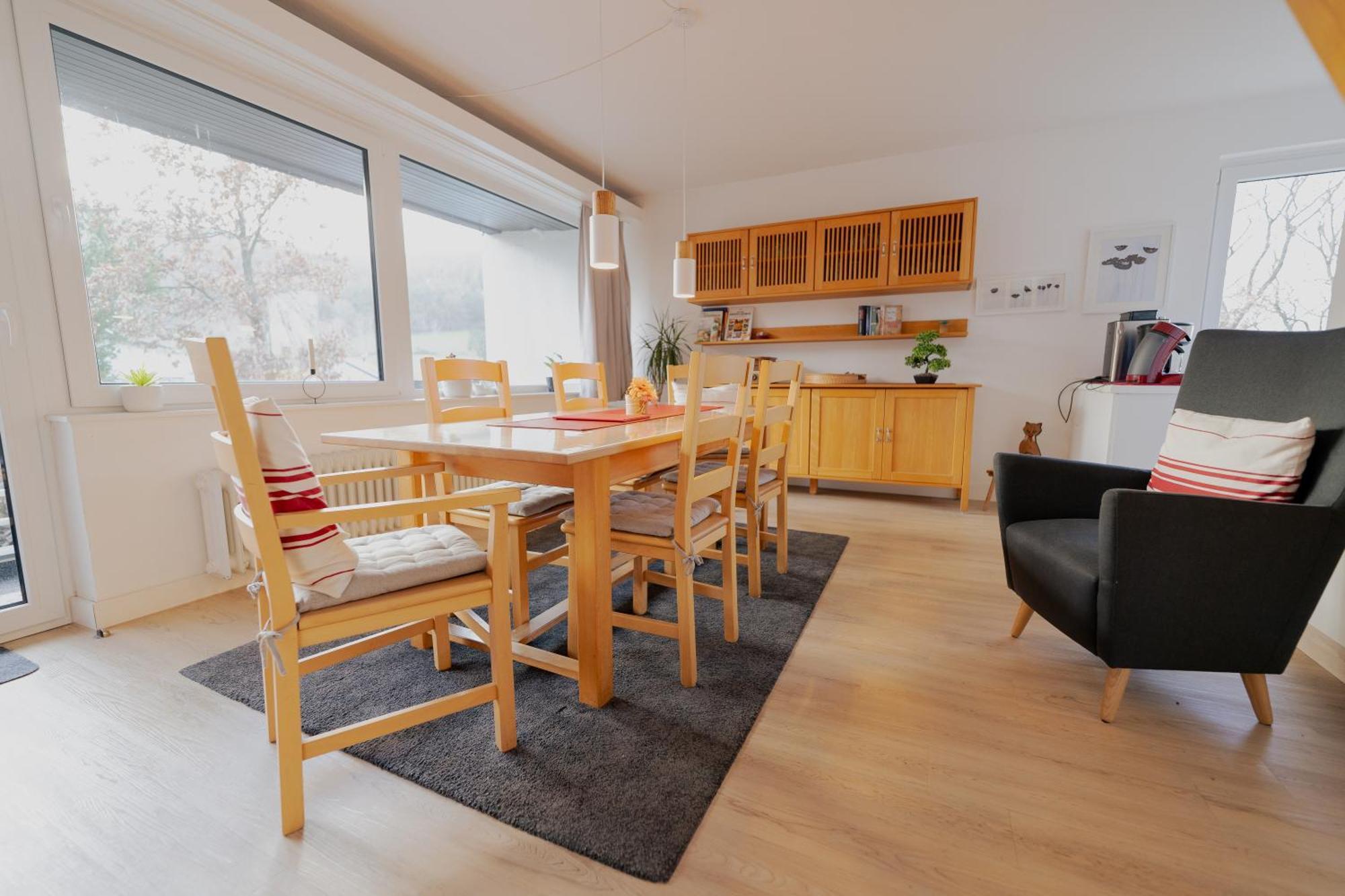 Ferienhaus Schoene Aussicht Ferienwohnung Rot Hemfurth-Edersee Exteriör bild